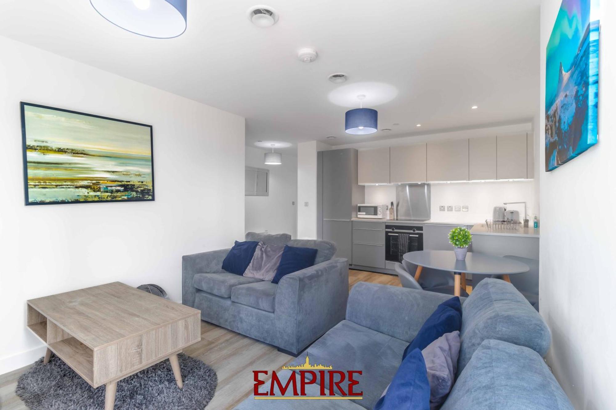 Luxury 2 Bedroom Apartment, On Broad Street! Birmingham Eksteriør billede